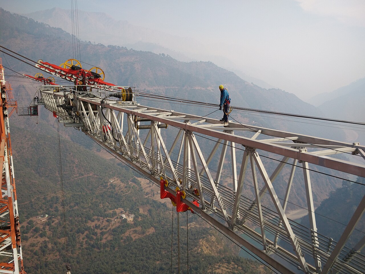 Chenab Rail Bridge photograph